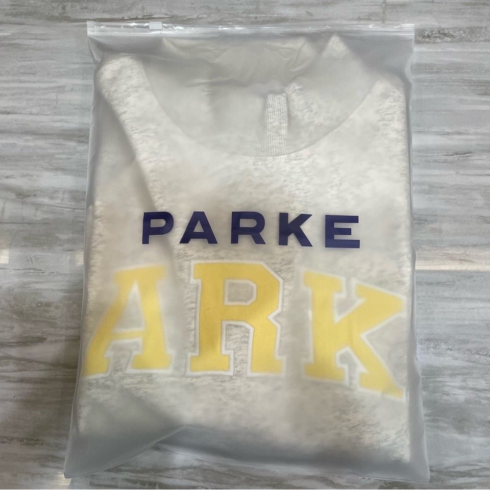 Parke Light Gray Sweatshirt with Yellow Lettering - Picture 8 of 9